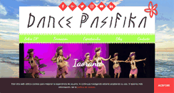 Desktop Screenshot of dancepasifika.com